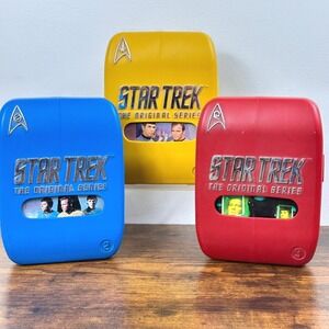 Star Trek: The Original Series Season 123 DVD tricorder style w/collectors cases